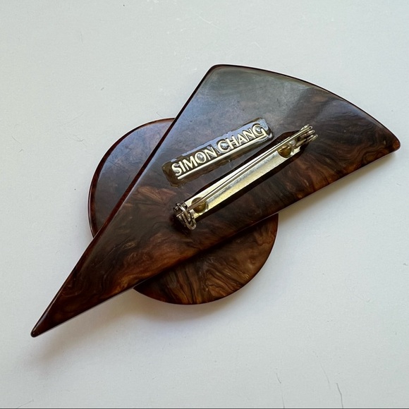 Vintage Simon Chang Tortoise Brooch - Picture 4 of 10
